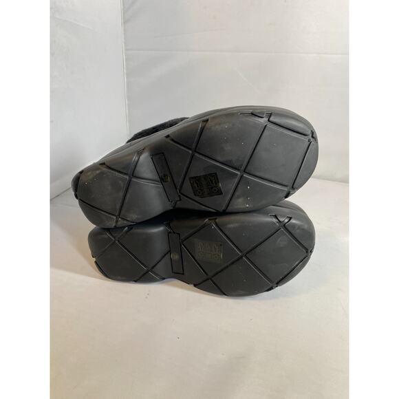 Noize Fur Lined Rain Boot Womens 38 8 Black Warm Weather Waterproof Vegan Ankle - Picture 3 of 7